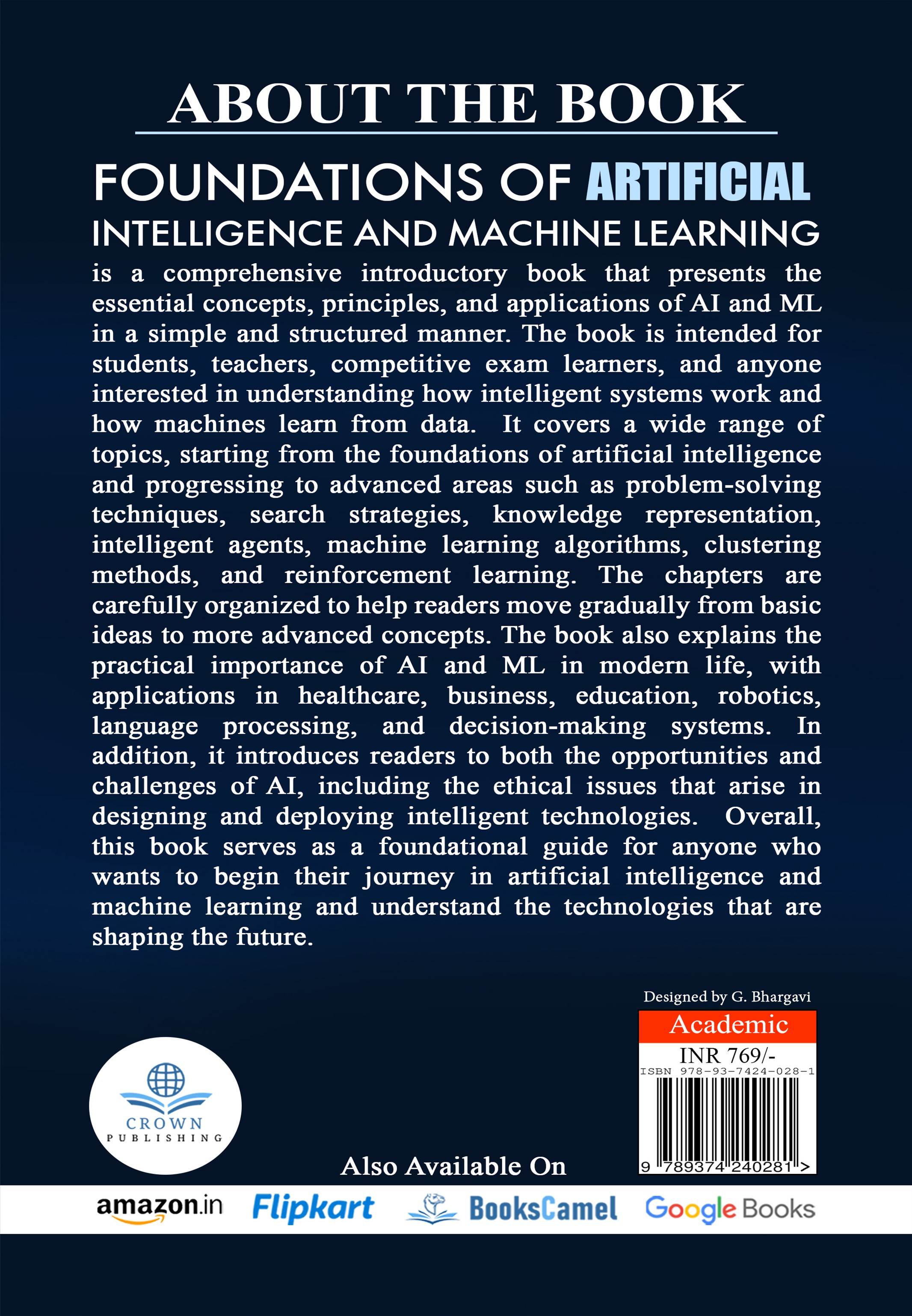 FOUNDATIONS OF ARTIFICIAL INTELLIGENCE AND MACHINE LEARNING